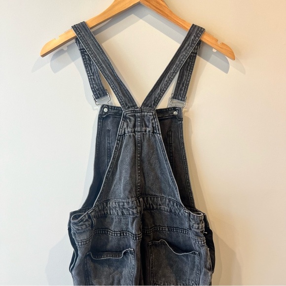 Forever 21 Black Denim Overalls - Picture 6 of 7